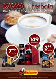 Biedronka promocje od 2012.10.24 do 4 listopad - kawa, ekspres na kapsuÅ‚ki Italico, herbata