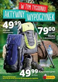 Gazetka trekkingowa Biedronka 2014.05.12 do 2014.05.25. Aktywny wypoczynek