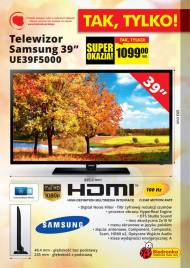 Telewizor Samsung 39&#039;&#039; UE39F5000 kupisz w ...