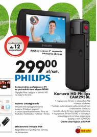 Kamera HD Philips CAM 295BL z Biedronki