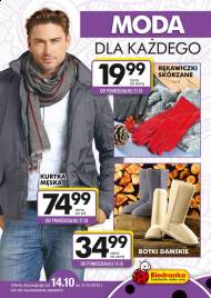 Kolekcja jesień/zima Biedronka. Promocje na ubrania damskie, męski i dziecięce. Gazetka od 14 października 2013