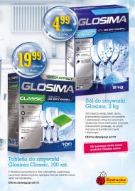 Produkty do zmywarki Glosima w Biedronce:
- tabletki do zmywarki, ...