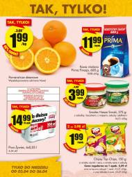 Obniżka cen na pomarańcze w Biedronce