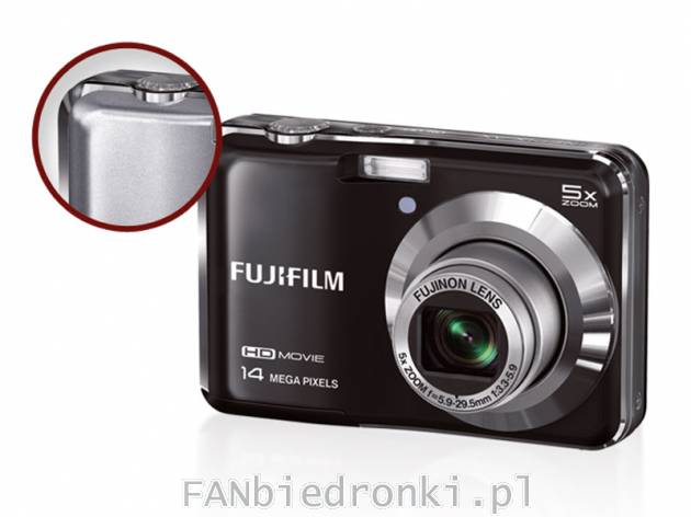 Aparat fotograficzny FujiFilm AX600, cena: 199,00 PLN, 
- wielkość matrycy: 14 ...