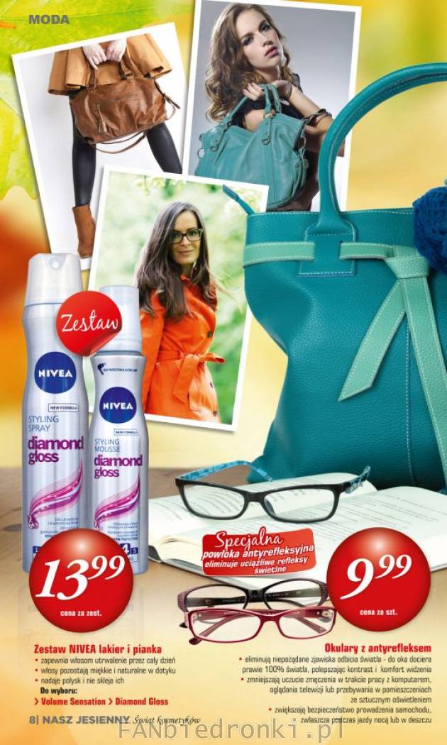 Modny zestaw kosmetyczny marki Nivea. Lakier oraz pianka do włosów w cenie 13,99 ...