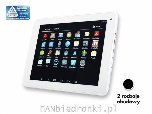 Tablet MyTab DualCore 8&#8221;, cena: 379,00 PLN, 
- najnowsza wersja systemu ...