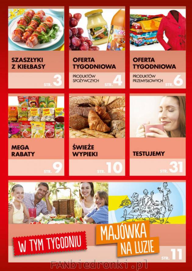 W tym tygodniu w gazetce Biedronki: szaszłyki z kiełbasy, mega rabaty, świeże ...